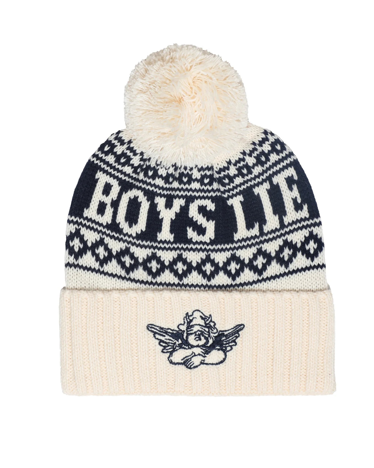 CABIN FEVER POM BEANIE
