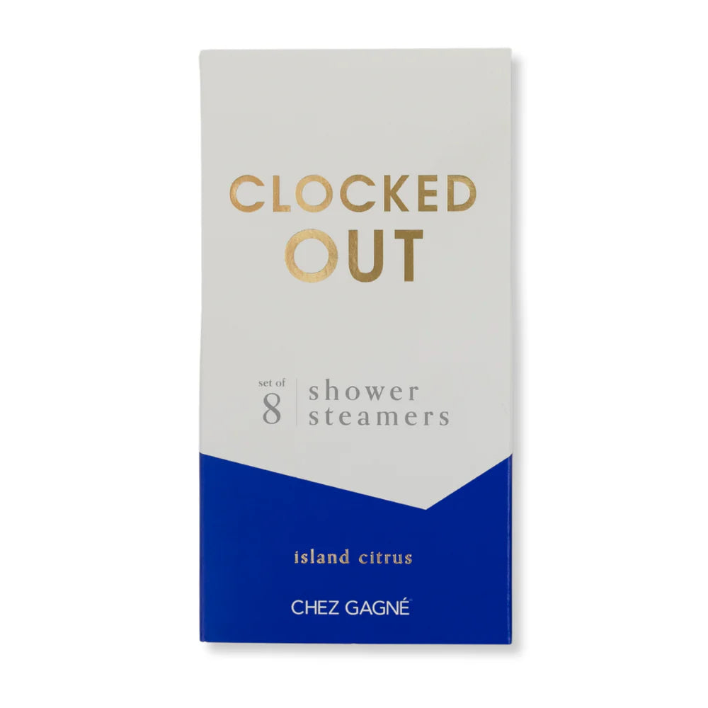 CLOCKED OUT SHOWER STEAMERS