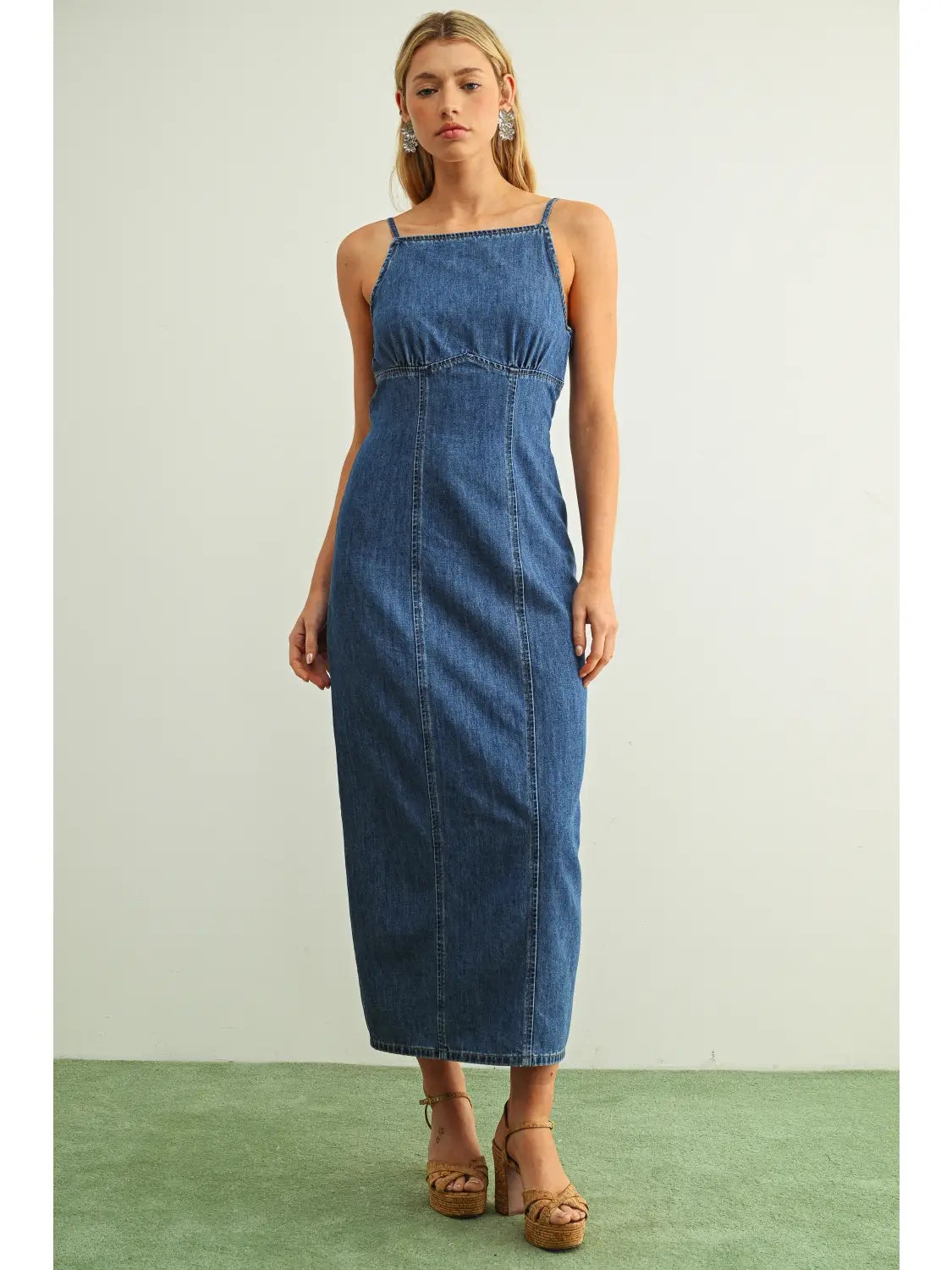 Denim Light Weight Long Dress