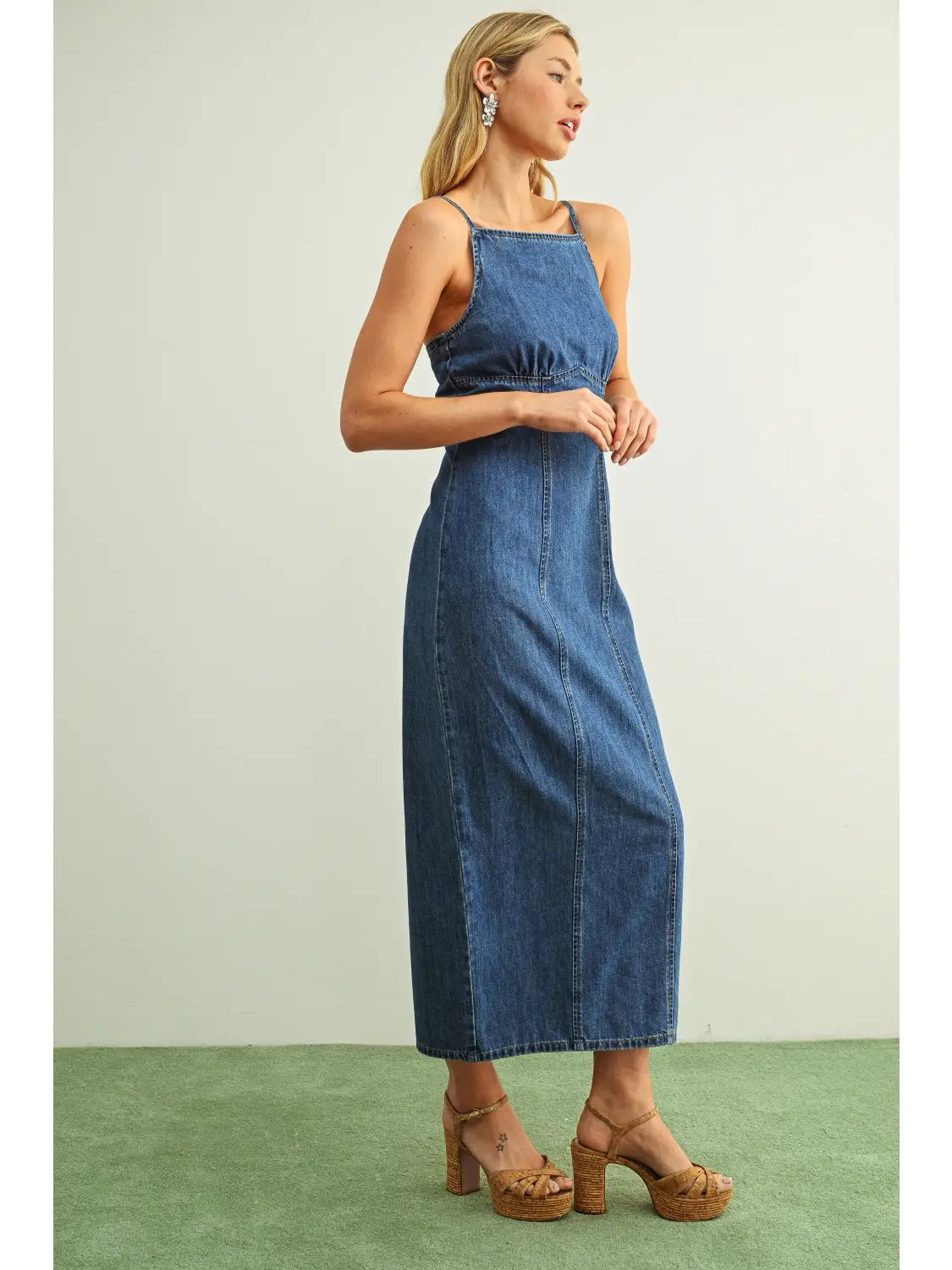 Denim Light Weight Long Dress