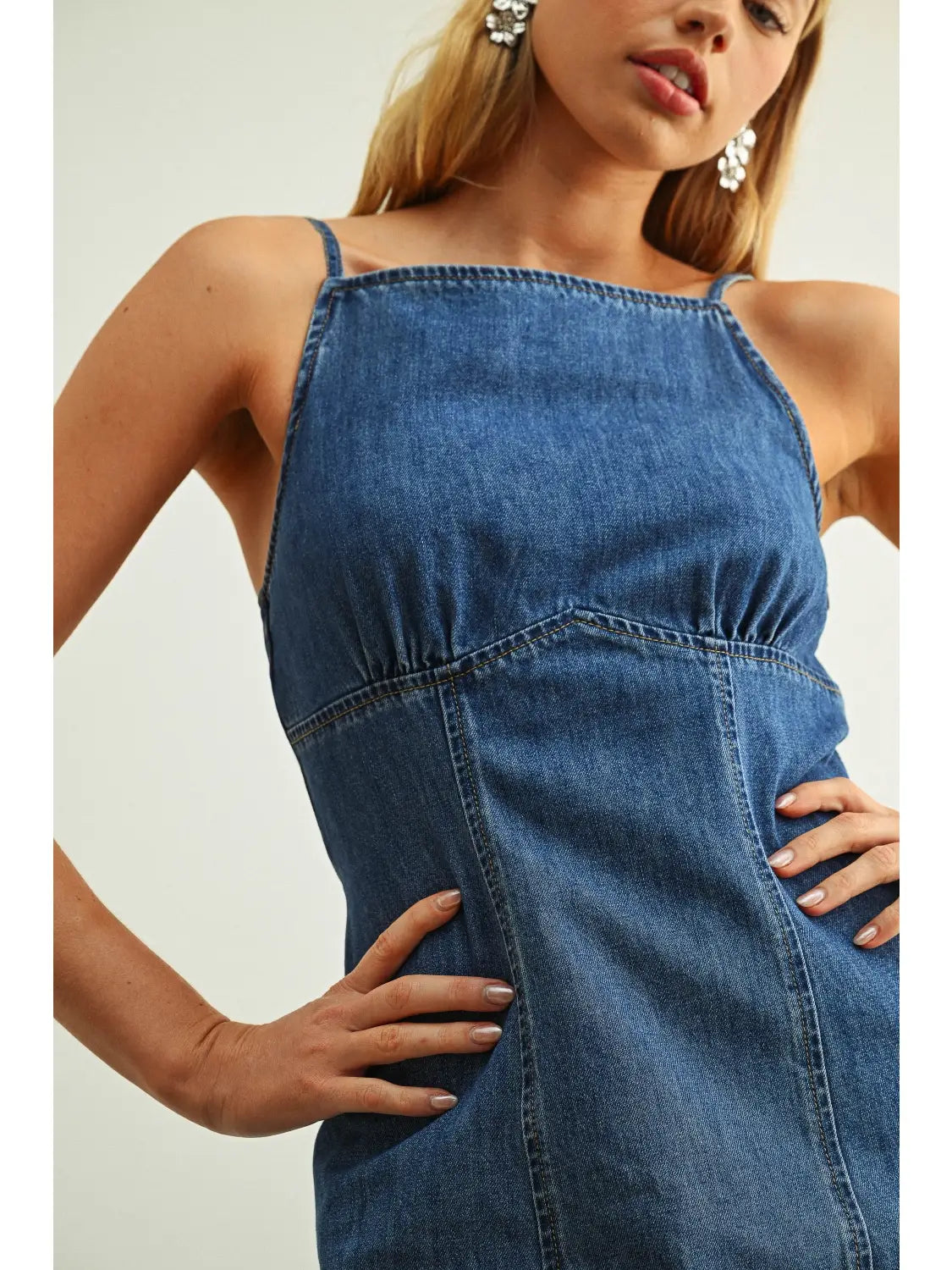 Denim Light Weight Long Dress
