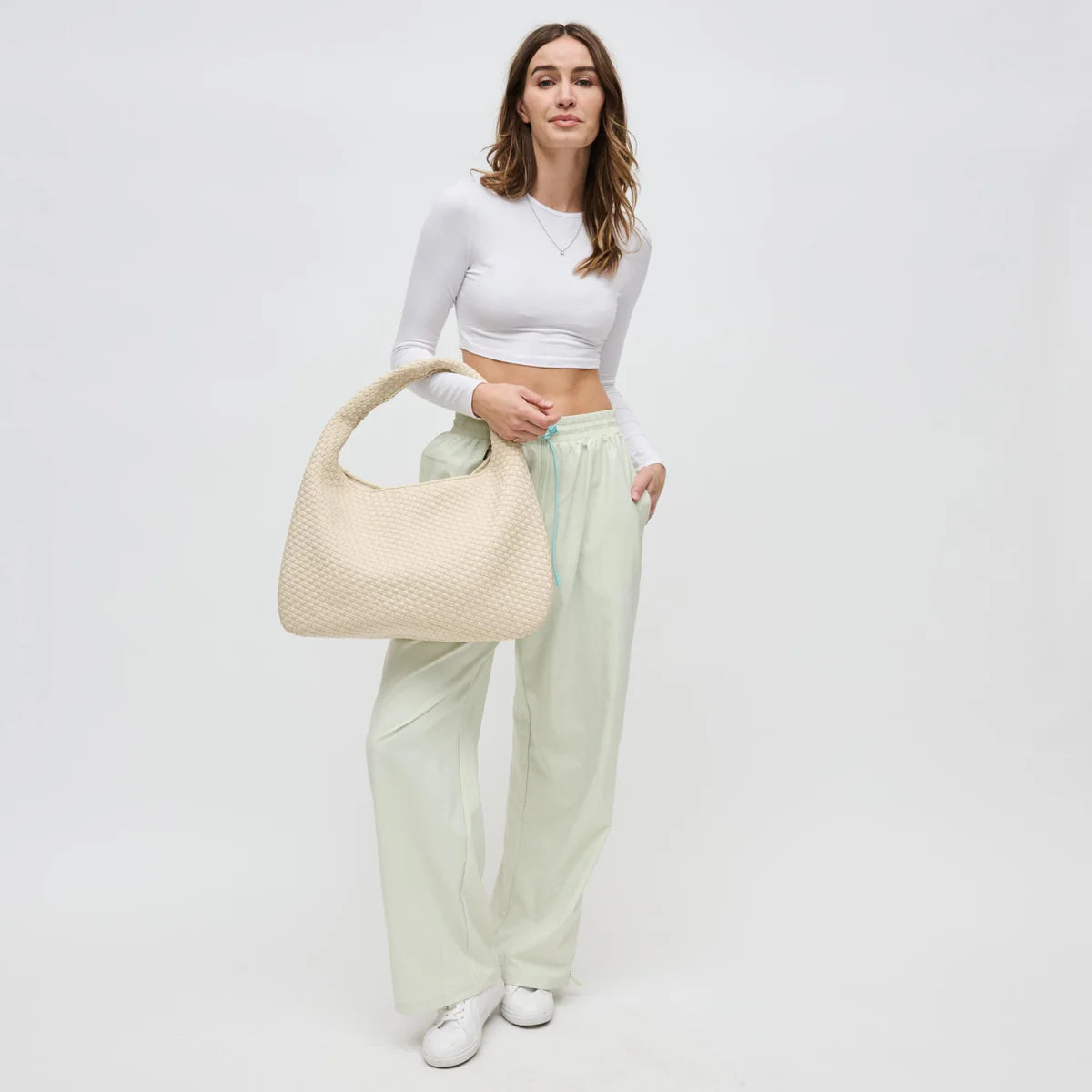 Dare to Dream Cream Large Woven Neoprene