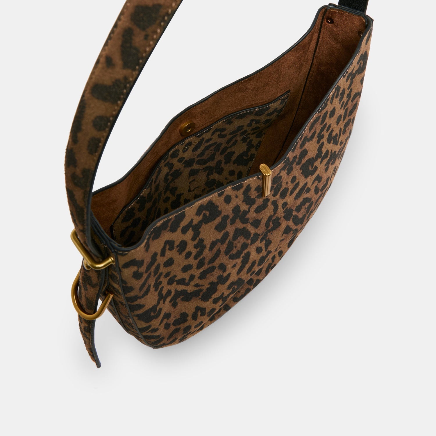 Bree Leopard Printed Suede