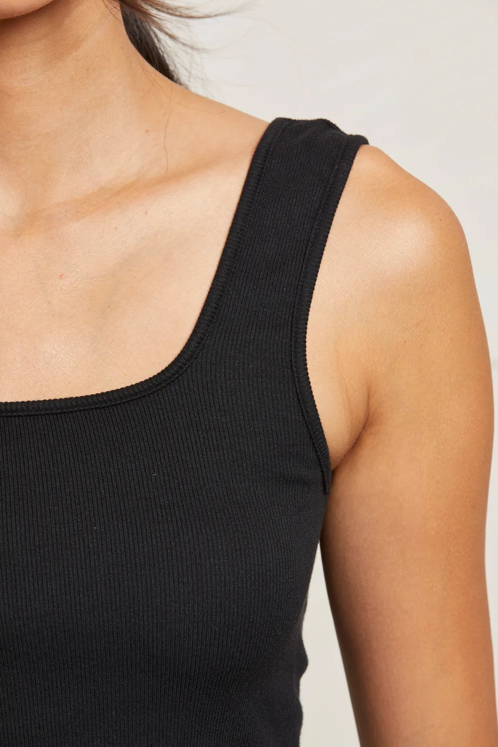KAITLYN LUXE RIB TANK