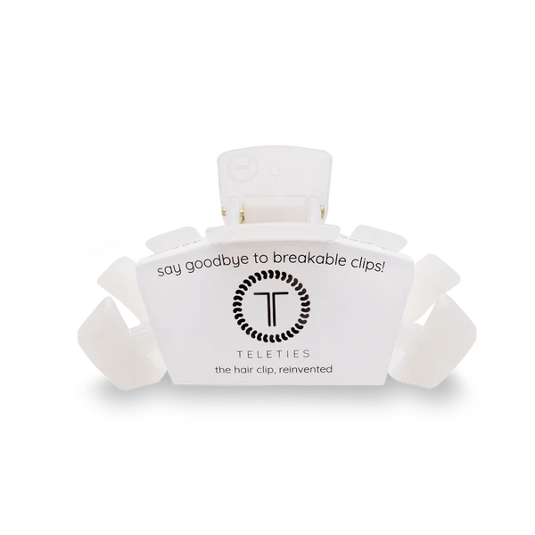 MEDIUM COCONUT WHITE CLASSIC CLAW CLIP