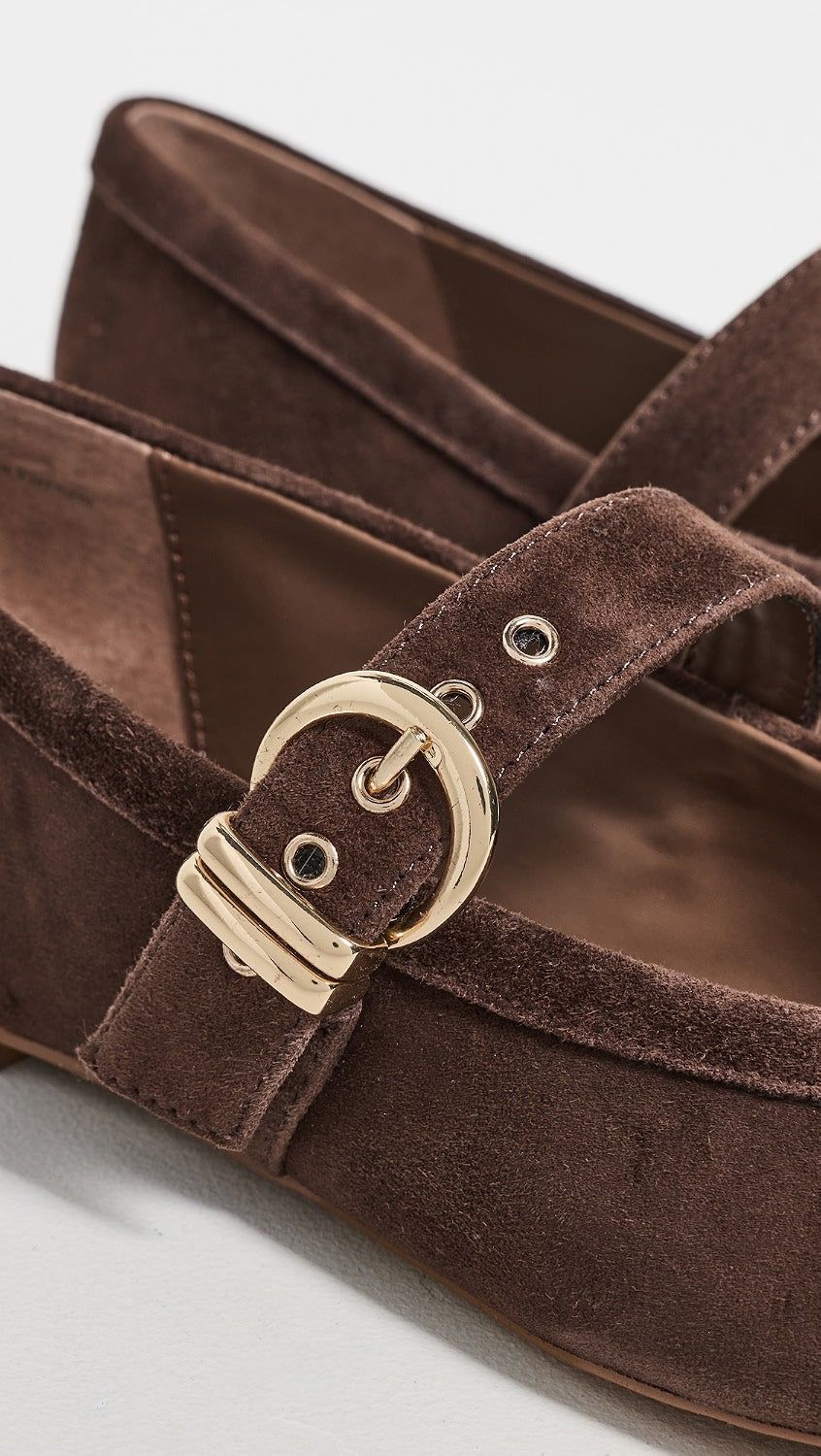 MIKEL SUEDE FLAT