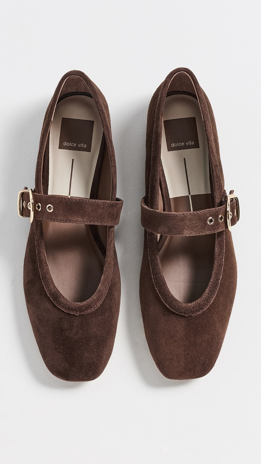 MIKEL SUEDE FLAT