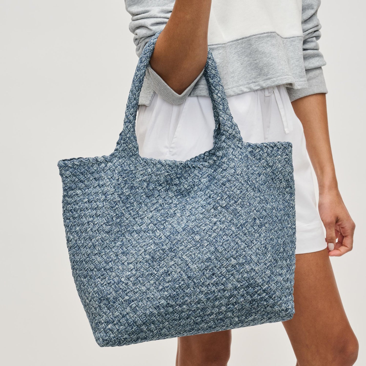 Sky's The Limit Medium Denim Tote