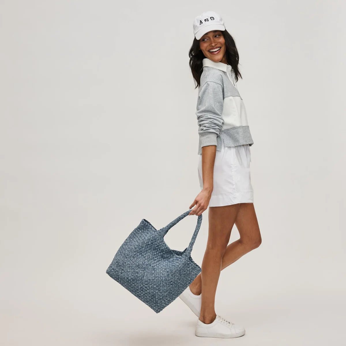 Sky's The Limit Medium Denim Tote