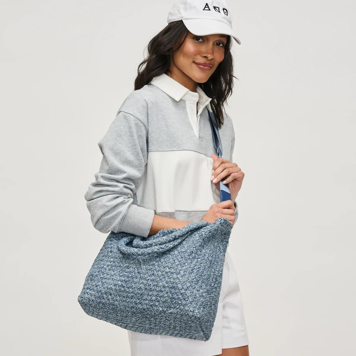 Sky's The Limit Medium Denim Tote