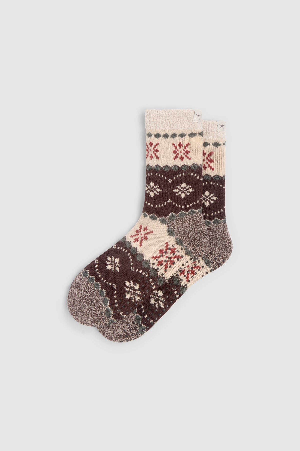 COZYCHIC FAIRISLE SLIPPER SOCKS
