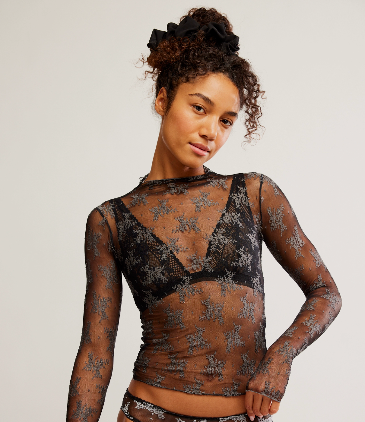 Two Tone Lady Lux Layering Top