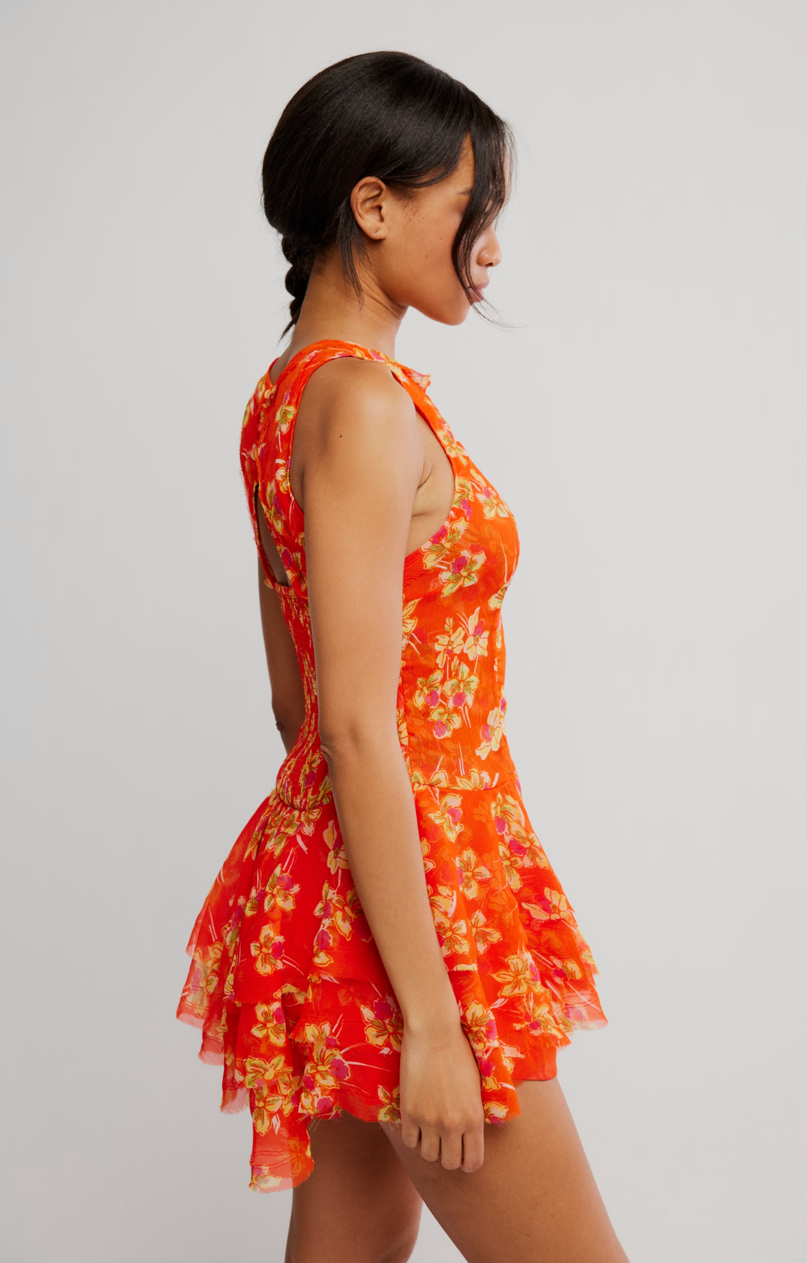 Raven Printed Mini Dress