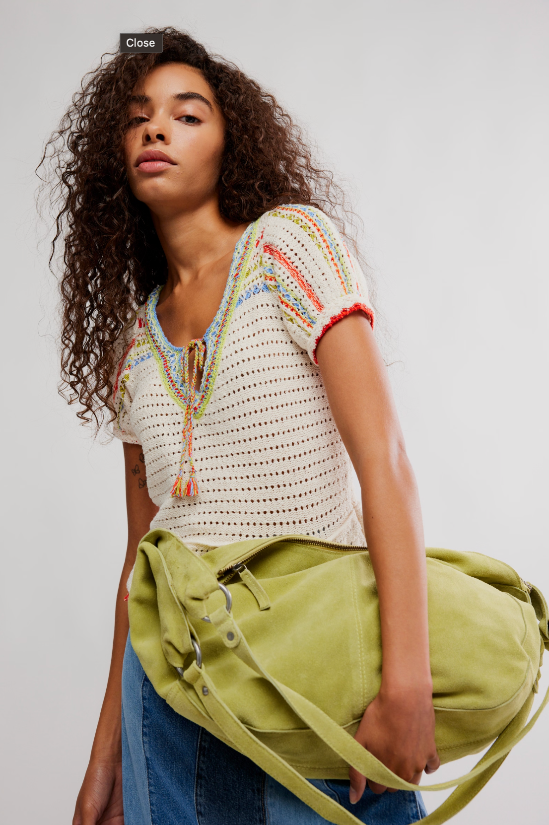 ROMA SUEDE TOTE