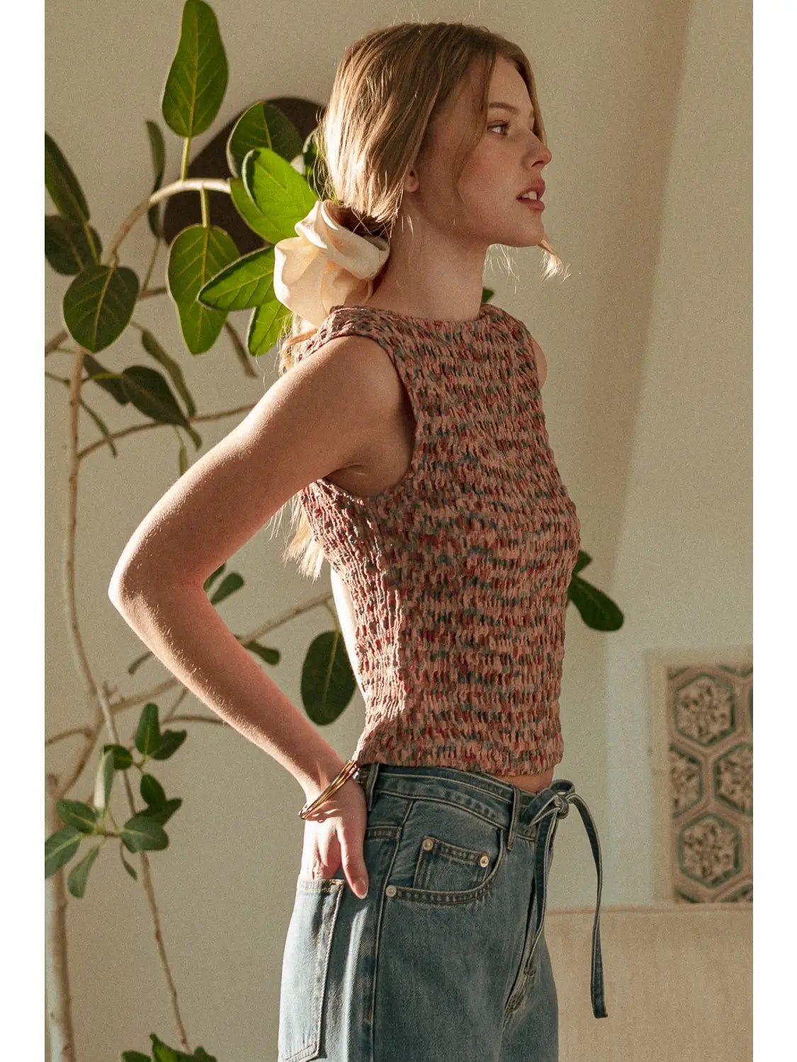 Multi Color Knit Top