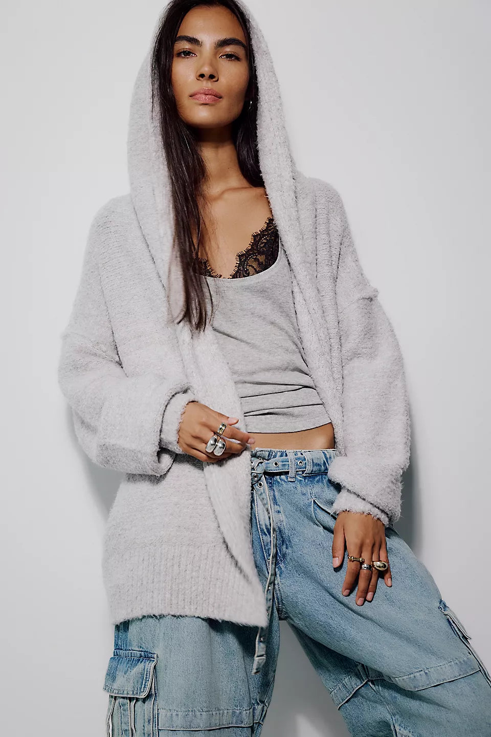 THISTLE HOODED CARDI