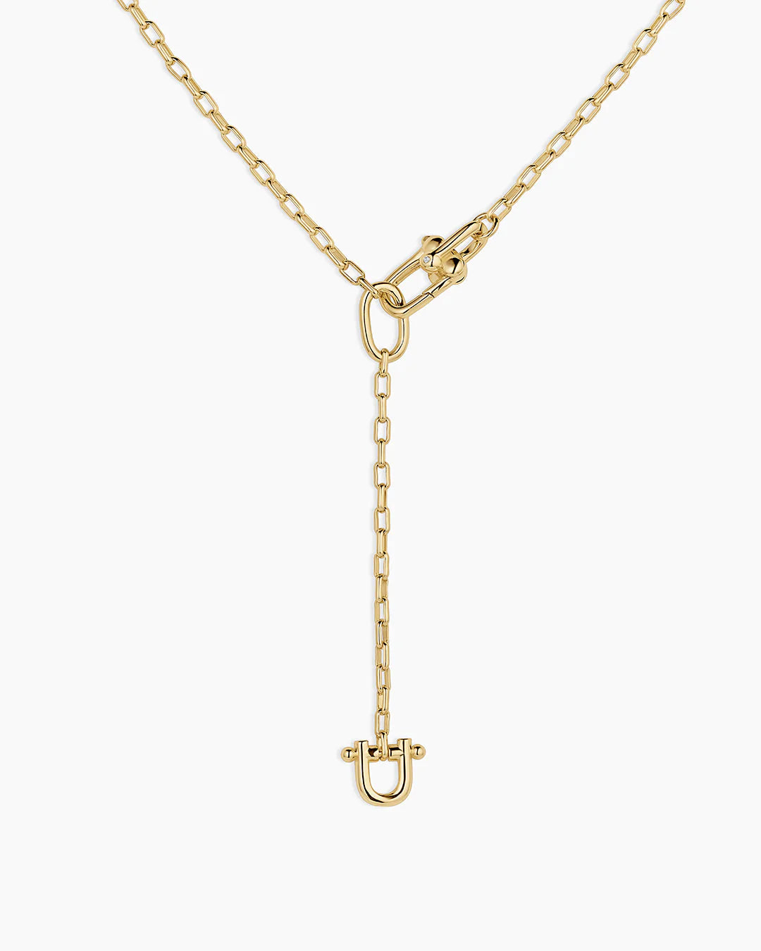 Atlas Delicate Lariat Gold