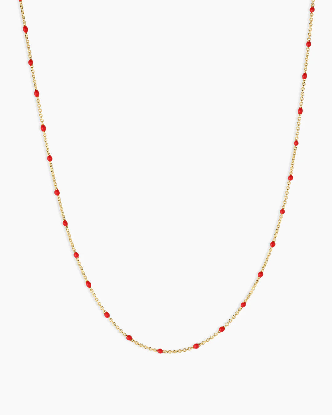 Capri Necklace Gold/Red