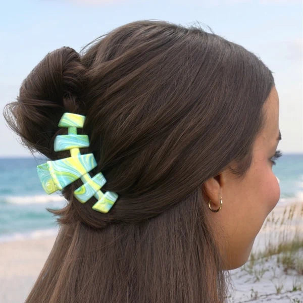 Classic By The Sea Shore Medium Claw Clip