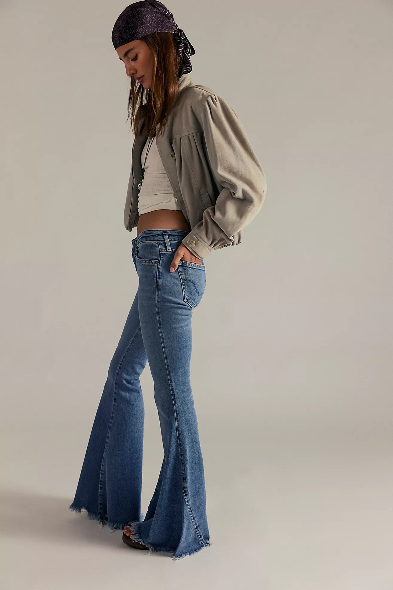 We The Free Emre Low Rise Flare Jeans