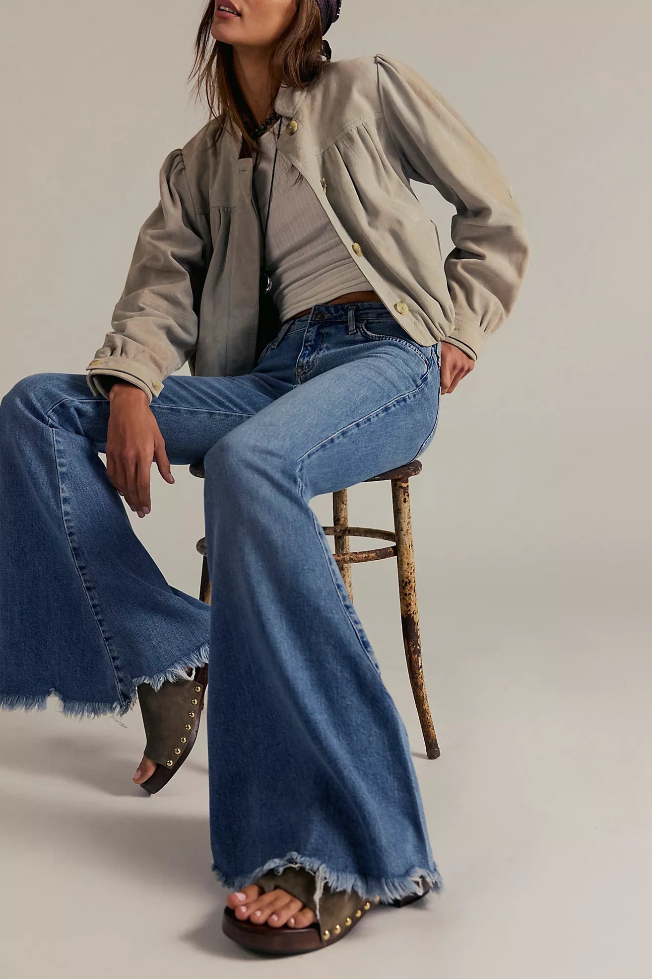 We The Free Emre Low Rise Flare Jeans