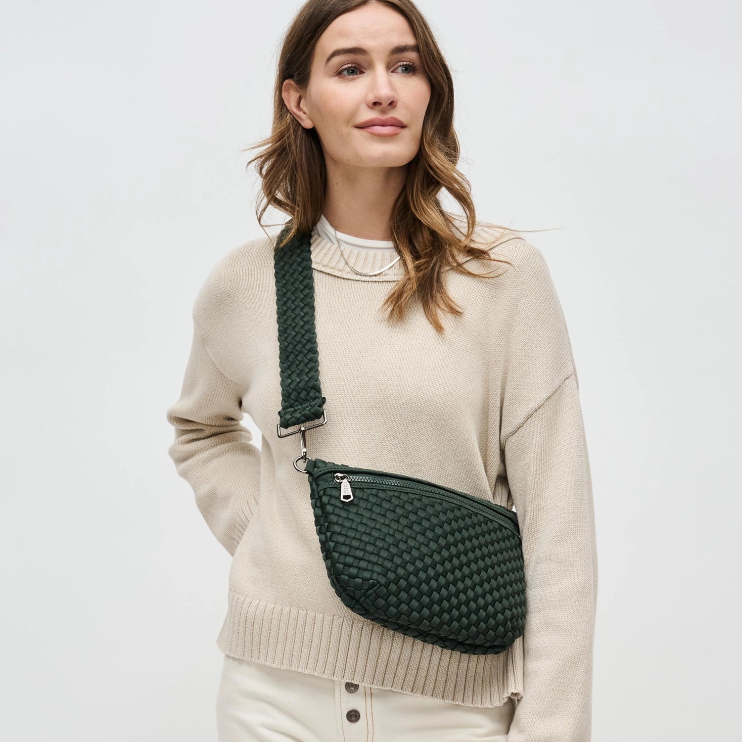 Ethereal Neoprene Woven Crossbody