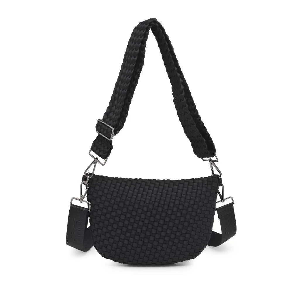 Ethereal Neoprene Woven Crossbody