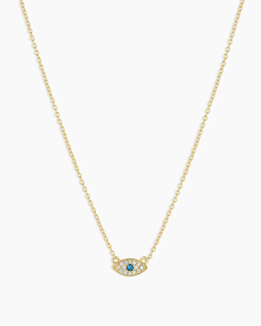 Evil Eye Necklace Gold