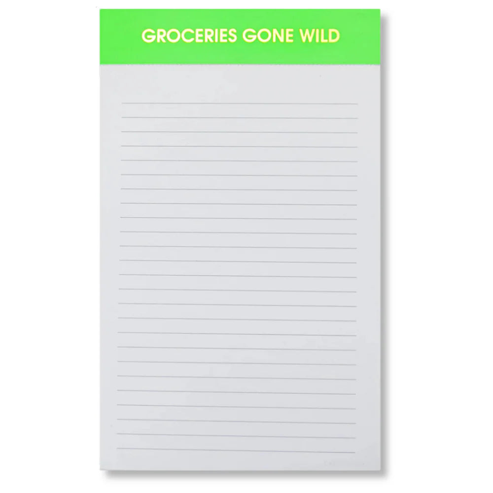 Groceries Gone Wild Notepad