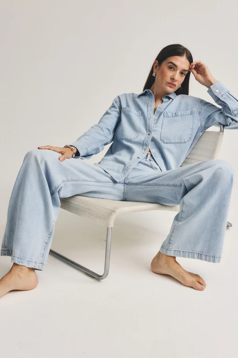 Jadyn Low Slung Palazzo Jean