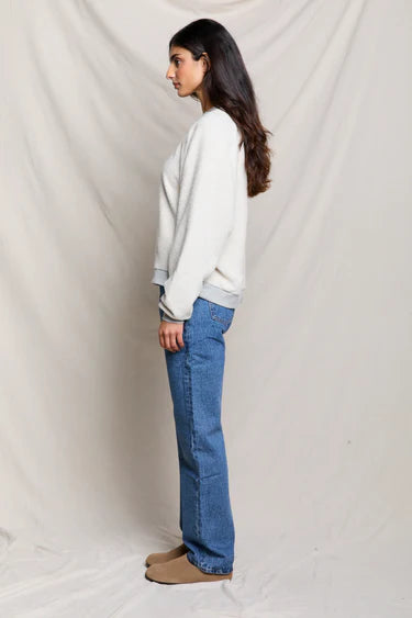 Oversized Ziggy Reverse Fleece Crew