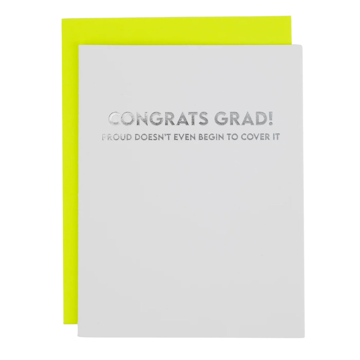 GREETING CARD CONGRATS GRAD PROUD DOESN'T BEGIN TO COVER IT