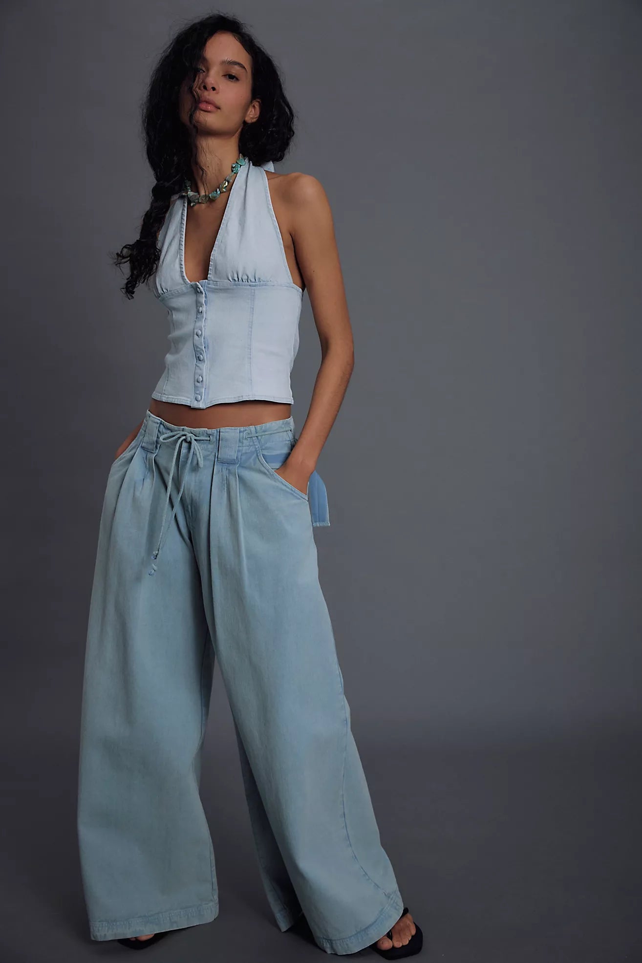 Ramona Denim Halter