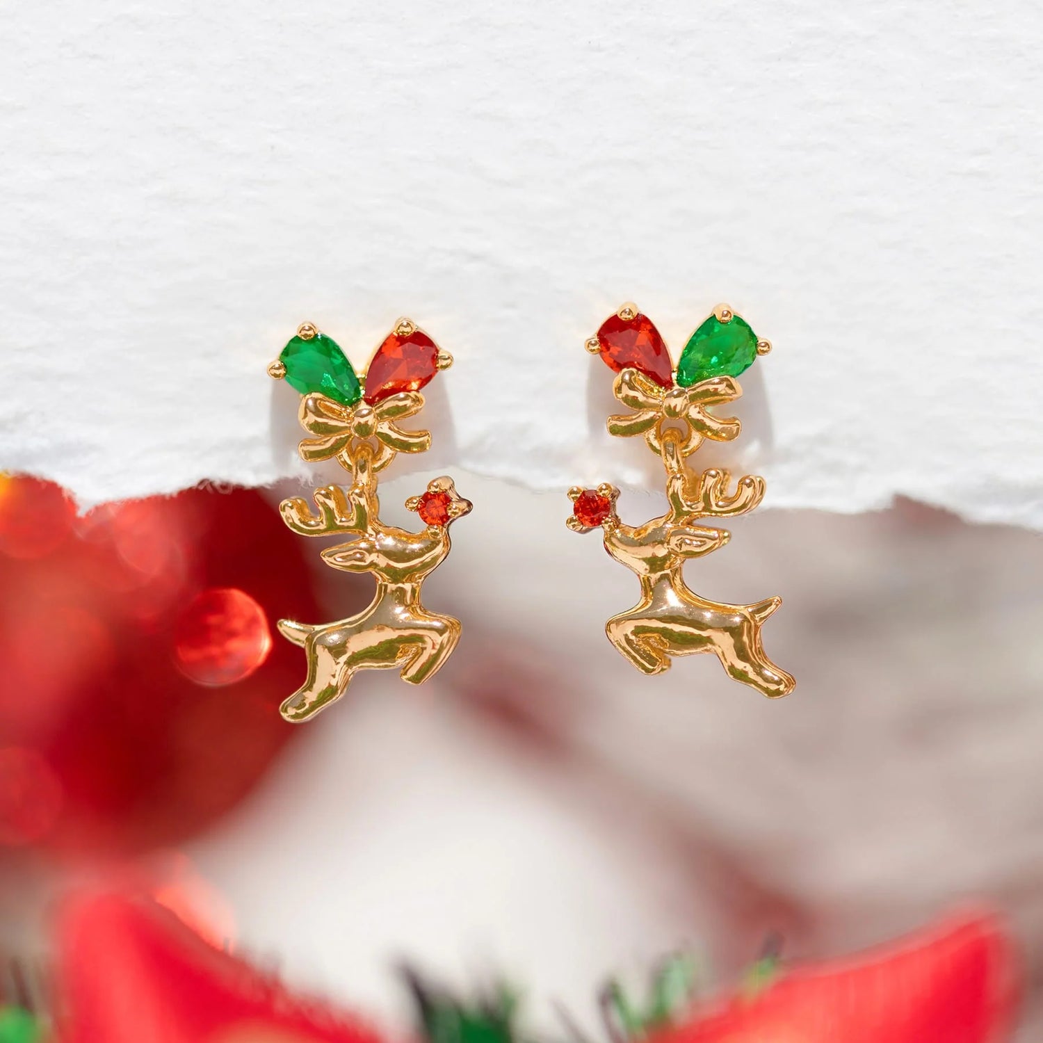Rudolf Dangle Earring
