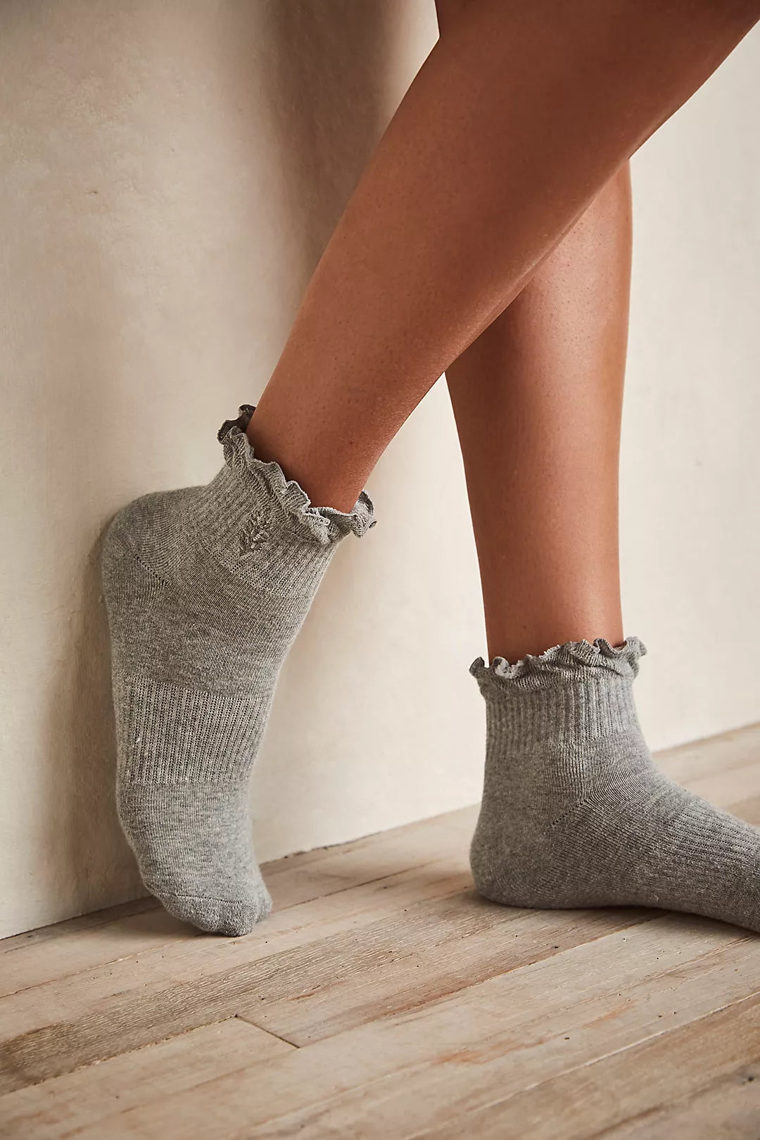 Movement Classic Ruffle Socks Heather Grey