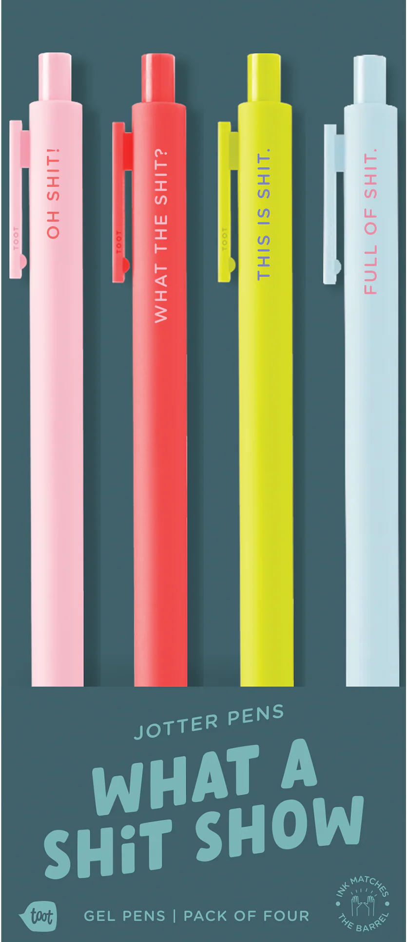 Jotter 4-Pack Pen Shit Show
