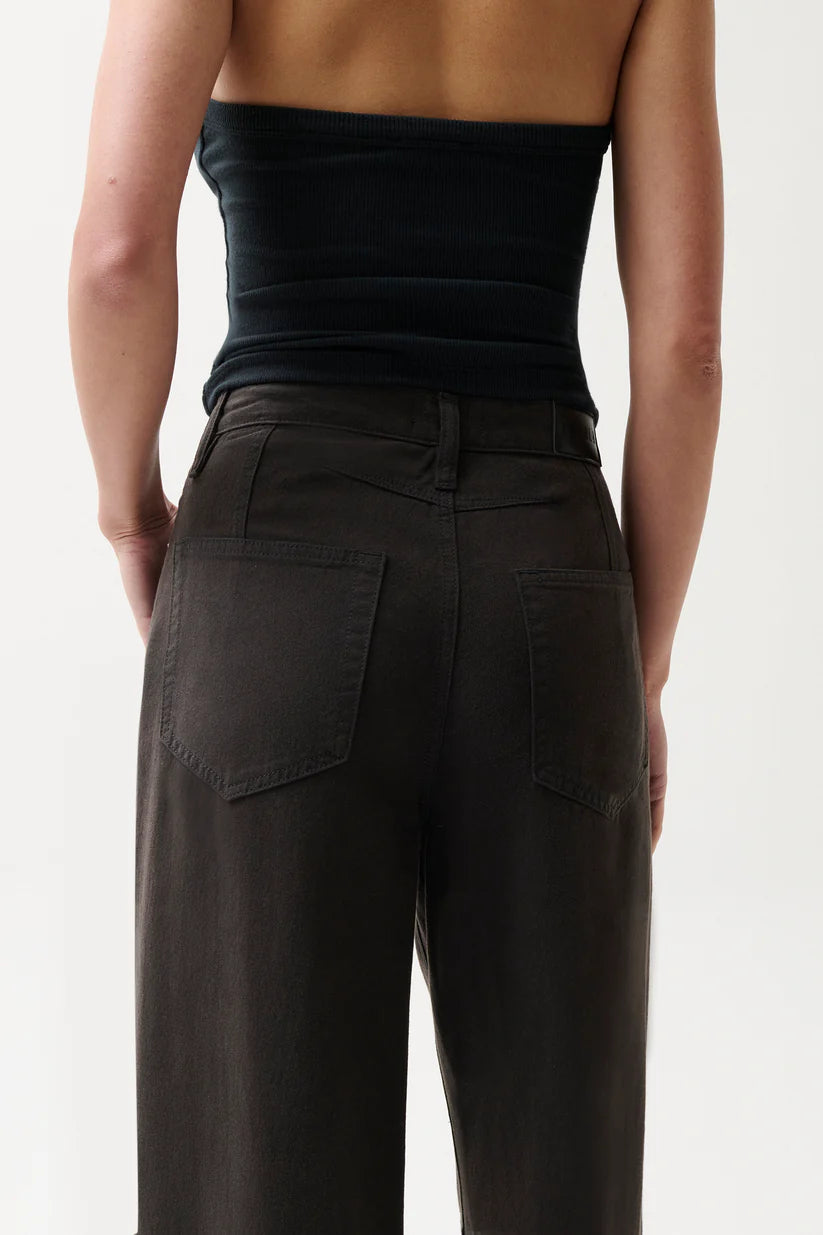 Sydney High Rise Linen Bowed Leg