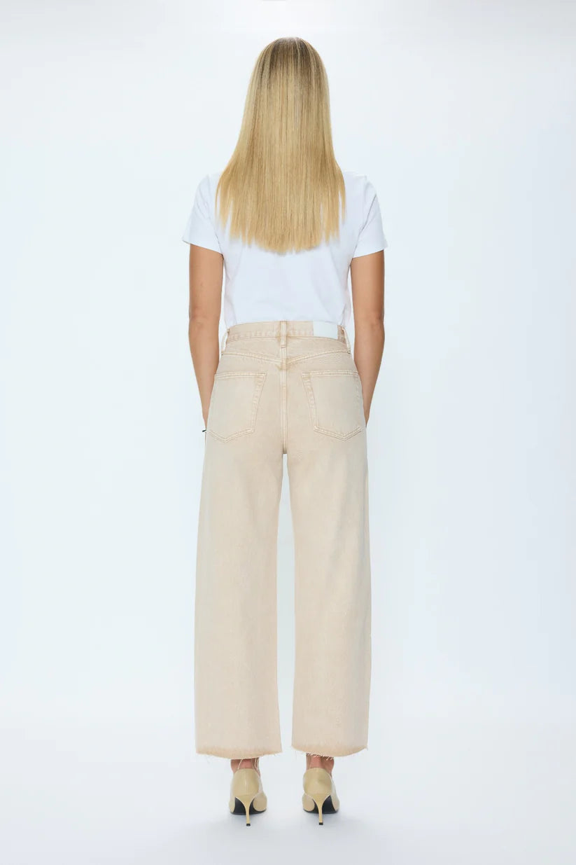 TATE CROP HIGH RISE BOWED WIDE