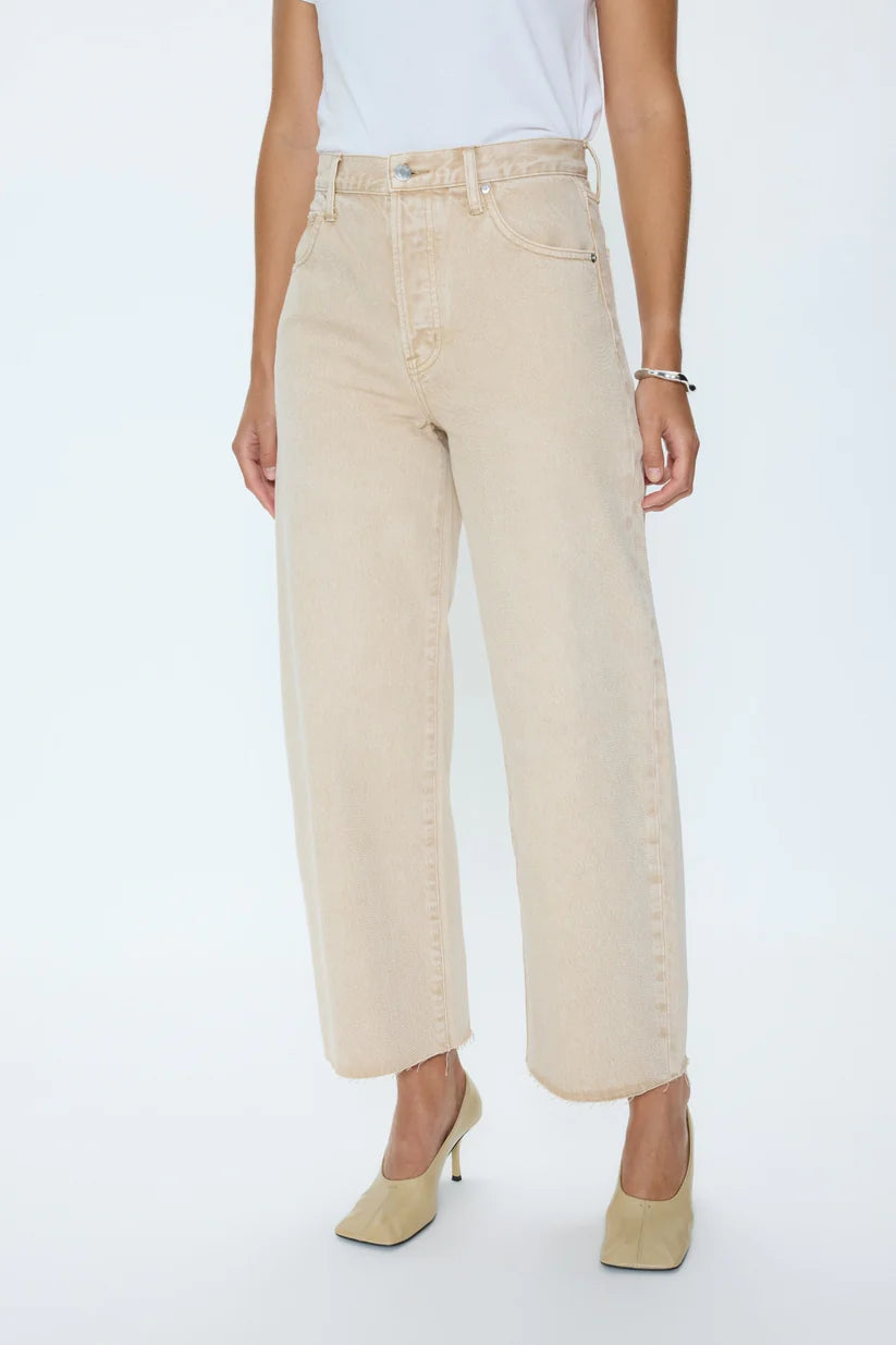 TATE CROP HIGH RISE BOWED WIDE