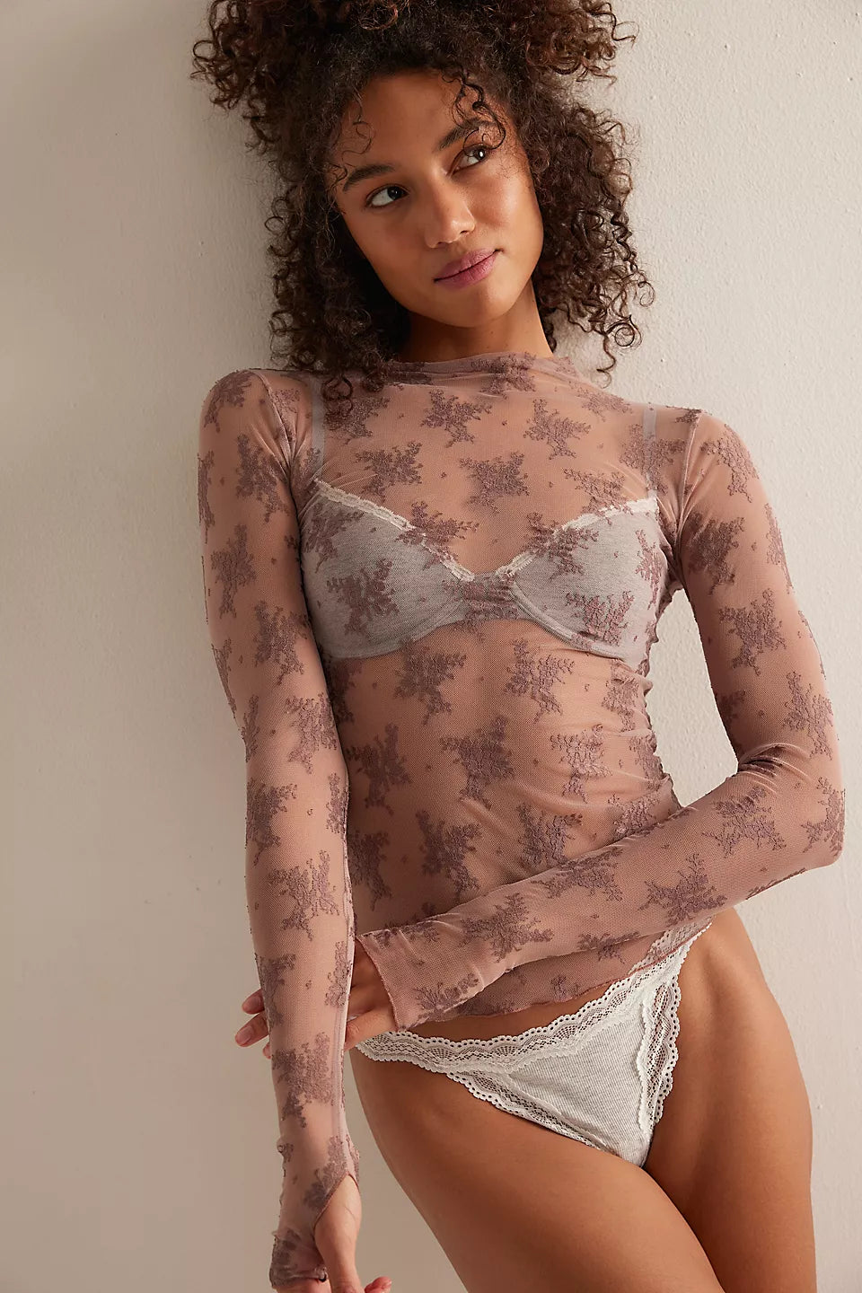 Two Tone Lady Lux Layering Top
