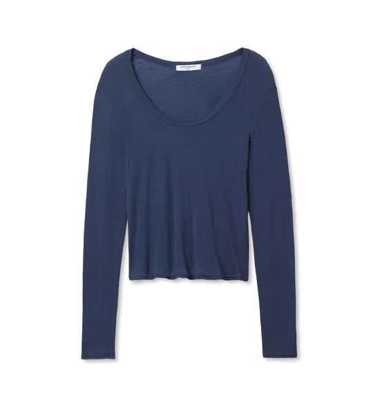 Angie French Jersey U Neck Tee
