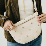 Westlyn Chic Gold Studded Bum Bag