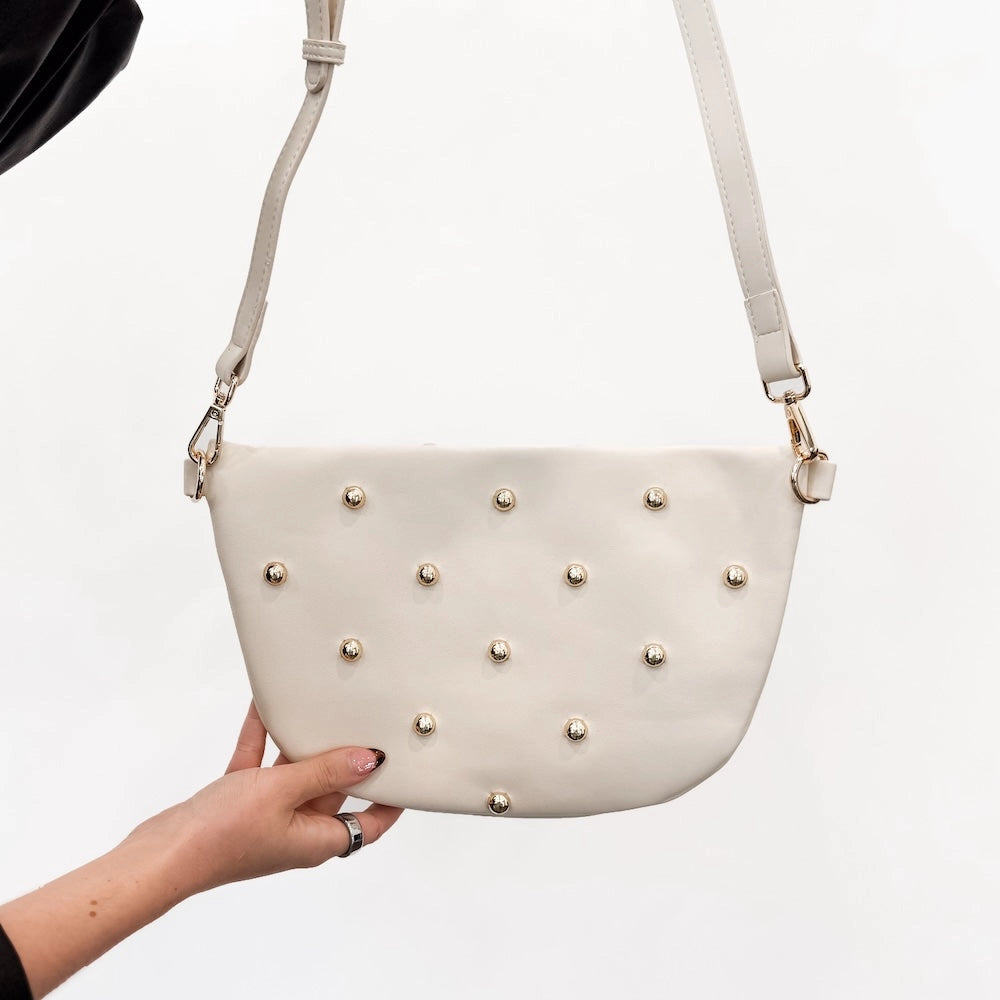 Westlyn Chic Gold Studded Bum Bag