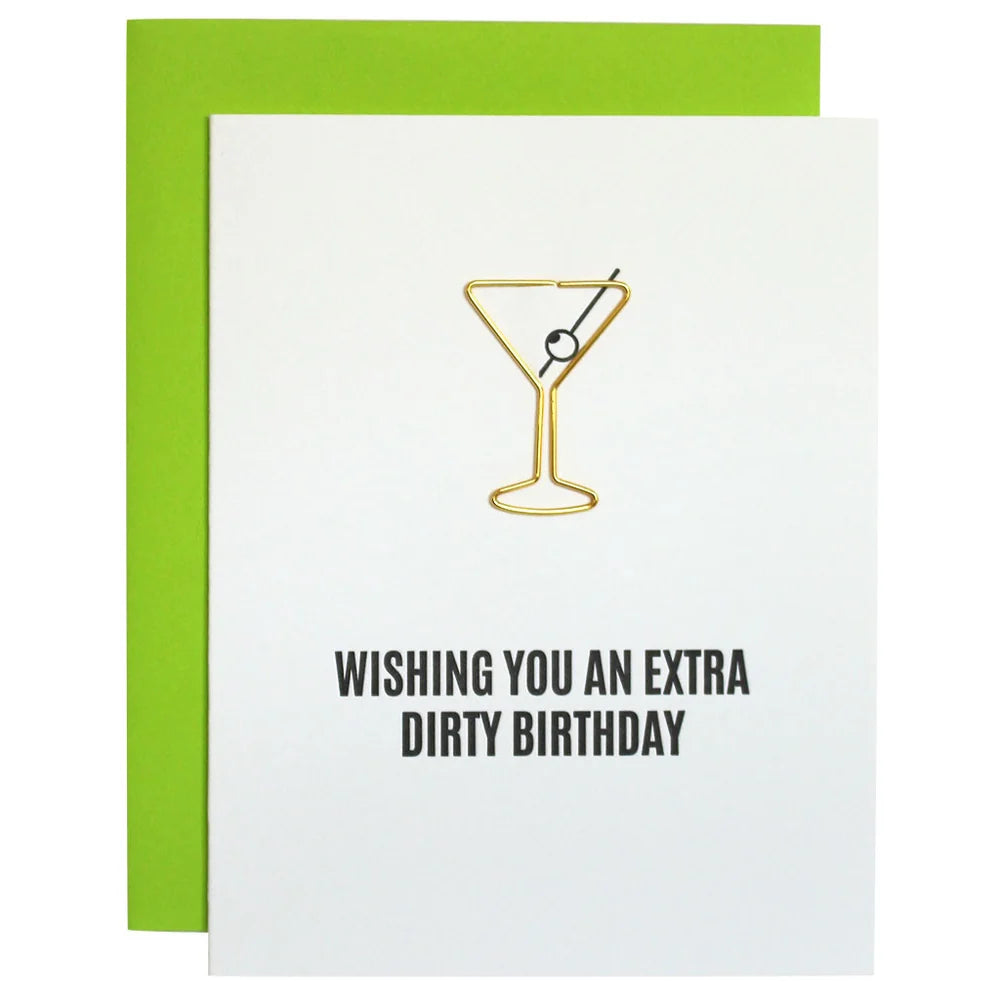 GREETING CARD EXTRA DIRTY BIRTHDAY