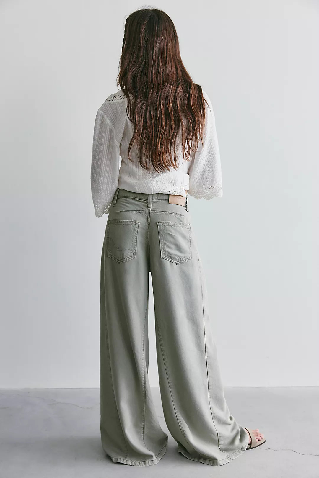 Haven Mid Rise Baggy Wide Leg Jean