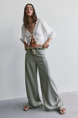 Haven Mid Rise Baggy Wide Leg Jean