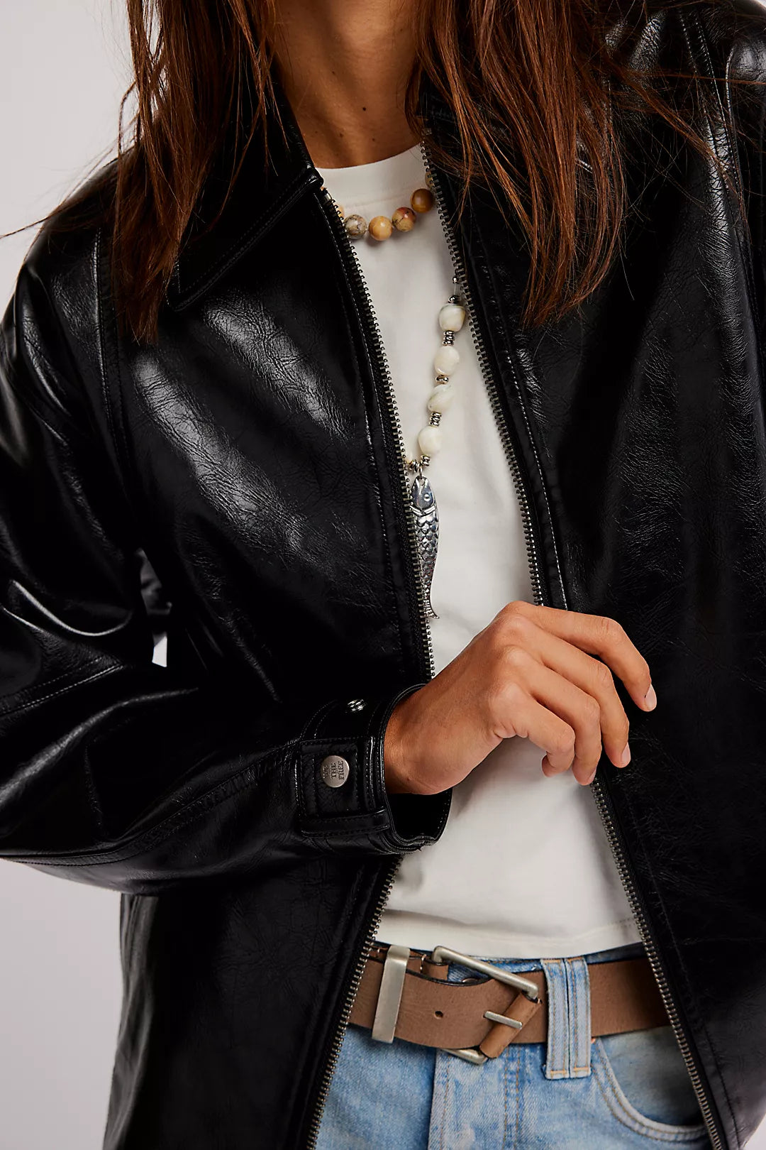 We The Free Sloane Vegan Leather Jacket