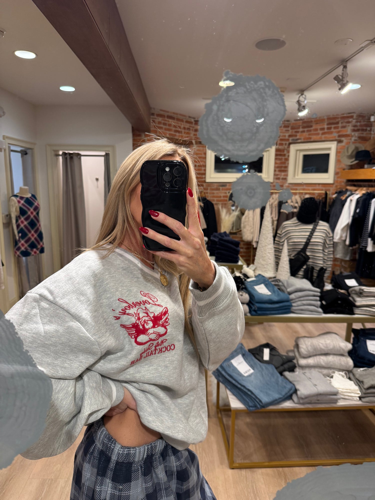 Loverboy Flirty Shirley Hayley Crewneck