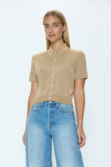 LUCCA SHORT SLEEVE POLO SWEATER