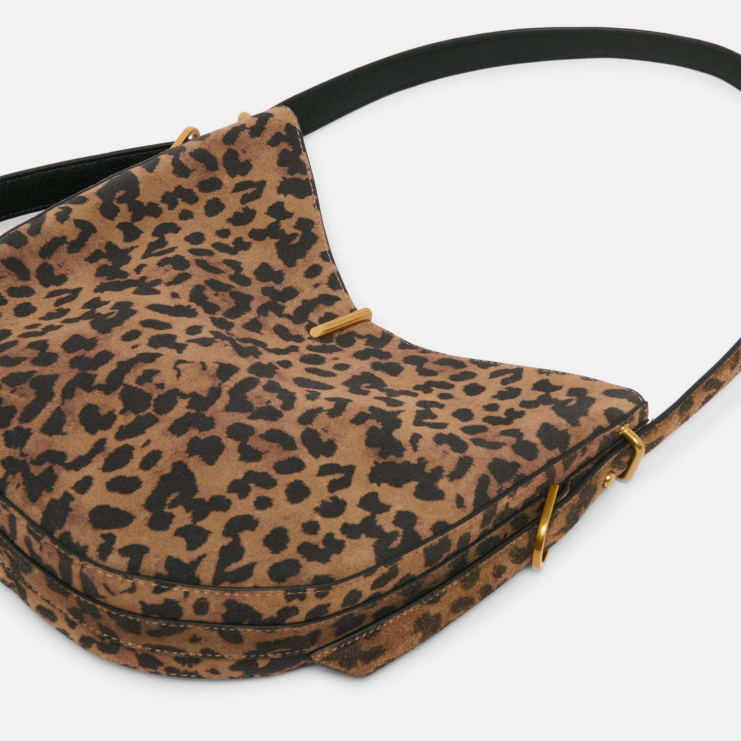 Bree Leopard Printed Suede
